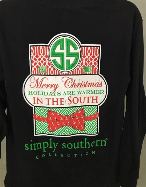 Christmas Simply Southern Long Sleeve T Shirt Euc Simply Southern