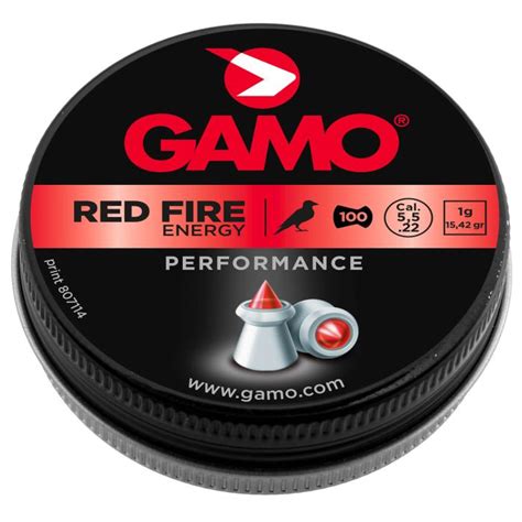 Plombs Gamo Red Fire Energy Calibre 4 5 MM Hautes Performances