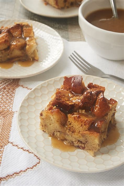 Chai Spice Bread Pudding With Vanilla Sauce Bake Or Break