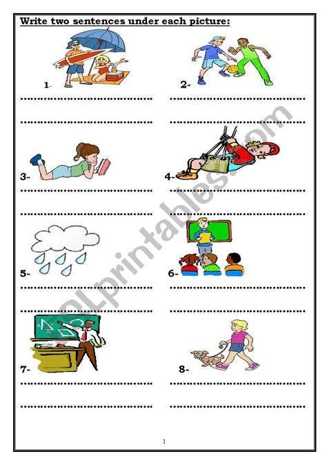 English worksheets: descriptive writing - Worksheets Library