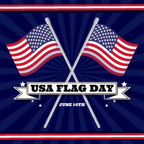 Usa Flag Day Template Postermywall