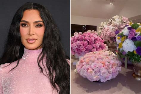 Kim Kardashian Shows Off Endless Birthday Bouquets: ‘I Am So Grateful’