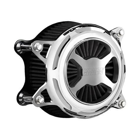 Vance Hines 72345 VO2 X Air Cleaner Chrome Konquer Motorcycles