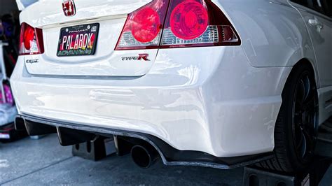 Test Fitting The J S Racing FD2 Rear Diffuser Looks Amazing YouTube