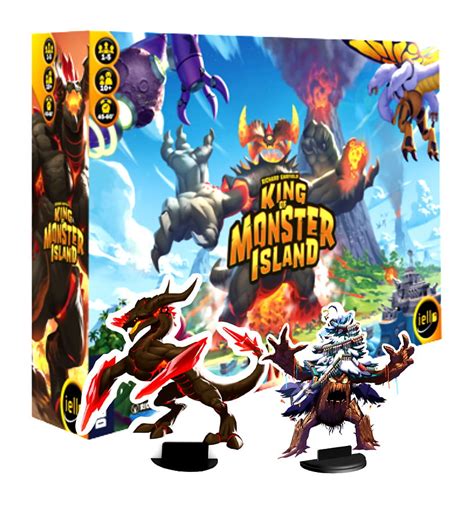 King Of Monster Island Jogo De Tabuleiro