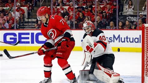 Jesper Fast Scores On OT Deflection As Hurricanes Eliminate Devils In