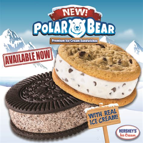 Our New Polar Bear Premium Ice Cream Sandwiches Are Now Available In