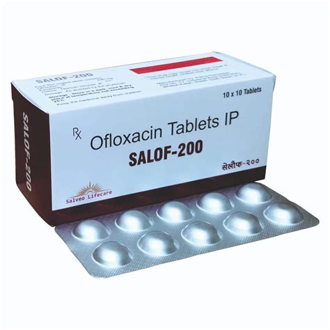 Ofloxacin 200 Mg Tablets Salof 200mg Tablet At Rs 49 Box Ofloxacin