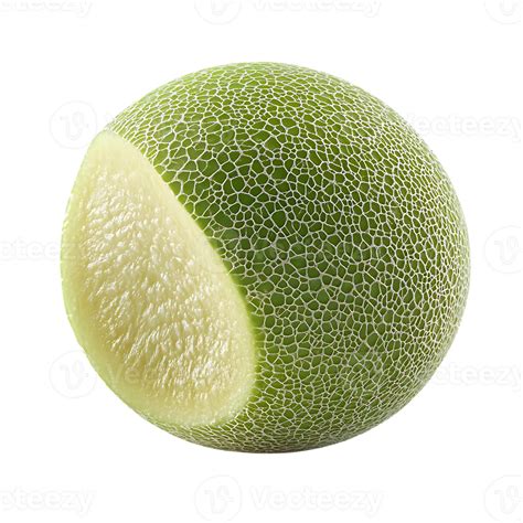 Cantaloupe Melon with Transparent Background, a Delectable Treat for