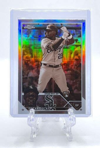 Oscar Colas Topps Chrome Sepia Refractor Rookie Card Rc