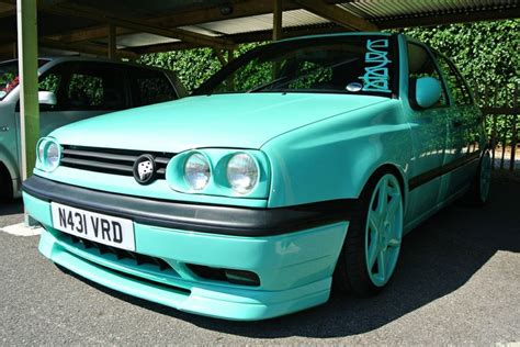 Players Mk3 Golf Colour Concept 90s Colours Matched Wheels And Accessories Vw Golf 3 New