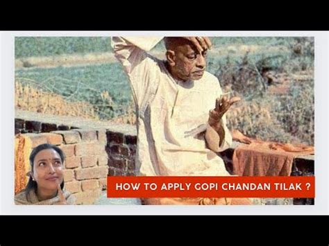 How And Where All To Apply Gopi Chandan Tilak