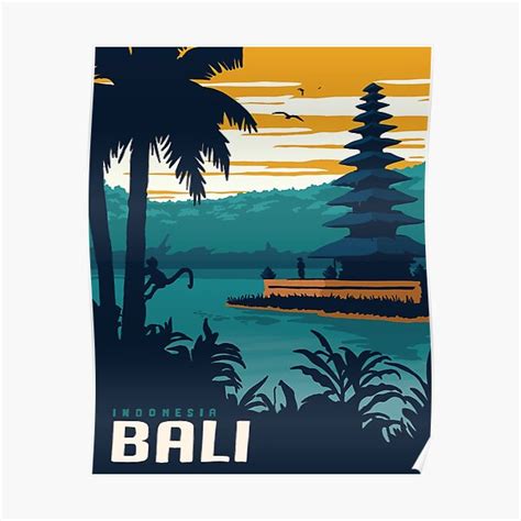 "Bali poster" Poster for Sale by prettythangz | Redbubble