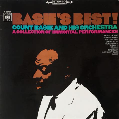 Count Basie And His Orchestra Basie S Best A Collection Of Immortal