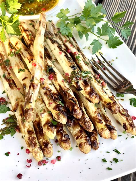 Gegrillter Wei Er Spargel Mit Zitronenbutter Kochtheke