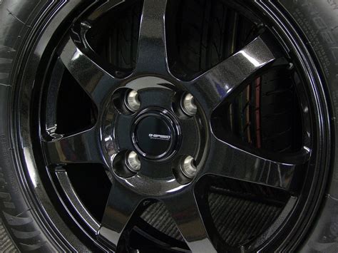HOT STUFF ホットスタッフ G speed ジースピード G 03 145 5J 38 PCD100 4H ブラックメタリック NANKANG ナンカン NOBLE