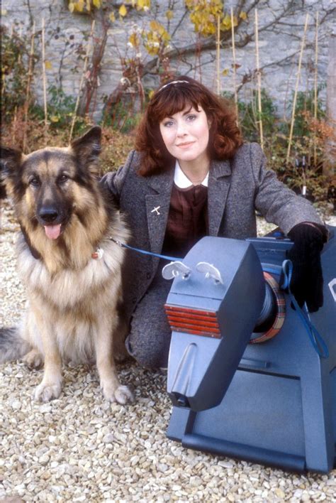 Sarah Jane Smith (Elisabeth Sladen) with K9 in 1981. | Doctor who ...