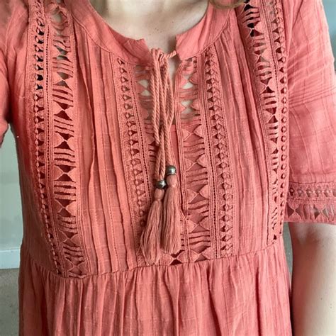 Knox Rose Dresses Knox Rose Coral Boho Minimid Thigh Dress Poshmark