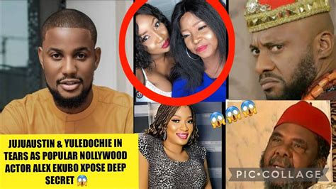 Jujuaustin Yuledochie In Tears As Popular Nollywood Actor Alex Ekubo