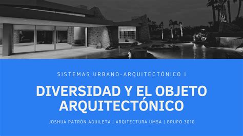 SOLUTION Diversidad Y El Objeto Arquitect Nico Studypool