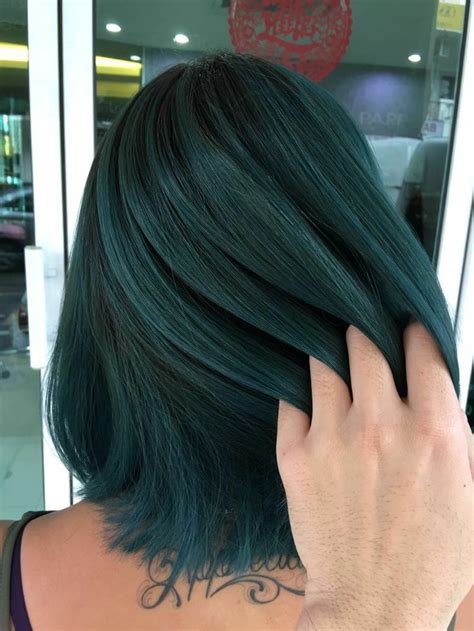 Balayage Green B I Love Green Blue And Shades In Between I Love