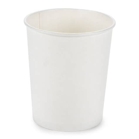Choice 32 Oz White Paper Soup Cup Hot Food Cup With Vented Paper Lid 250 Case