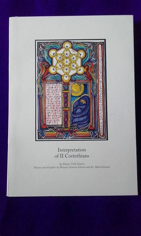 Interpretation Of I Corinthians Poetical Commentary Of The Book Of The