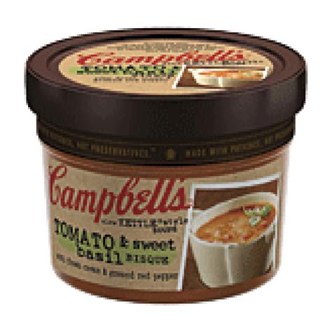 Campbells Slow Kettle Style Tomato And Sweet Basil Bisque Ready T15 5oz