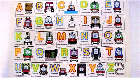 Thomas Trains Alphabet Thomas Trains A-Z Alphabet Cards ...