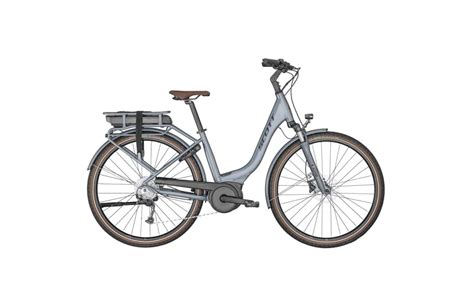 Elcykel Scott Sub Active eRIDE 20 grå Elcykel mittmotor Elcyklar