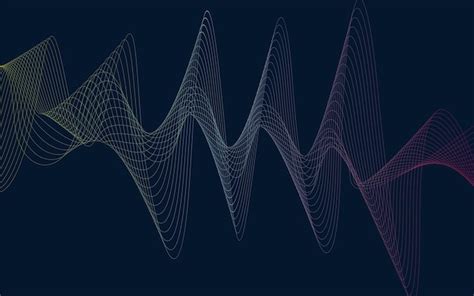 Free Vector | Line art wavy background colorful