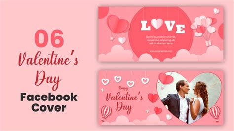 Download Valentine Day Facebook Cover Pack - Videohive - aedownload.com