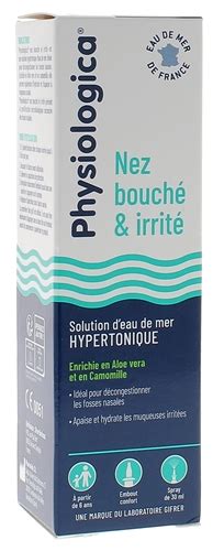 Physiologica Spray Nez Bouch Irrit Gifrer Rhume Et Nez Bouch