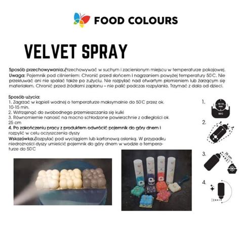 Food Colours Barwnik Spray Zamsz Limonkowy 250 Ml Damix Wszystko