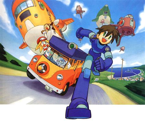 Legends Promotional Art Characters Art Mega Man Series Mega Man