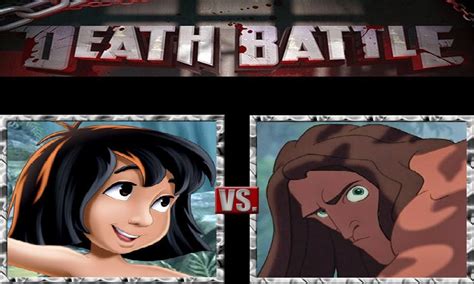 Mowgli vs. Tarzan by OmnicidalClown1992 on DeviantArt