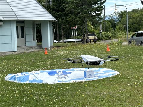 北海道新十津川町でドローンを活用した新スマート物流skyhub®の社会実装がスタート～住民に向けたフードデリバリー、買い物代行のサービスを順次