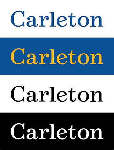 Wordmark – Division of Communications – Carleton College