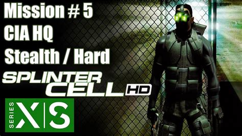 Splinter Cell 2002 Mission 5 CIA HQ Hard Stealth Walkthrough