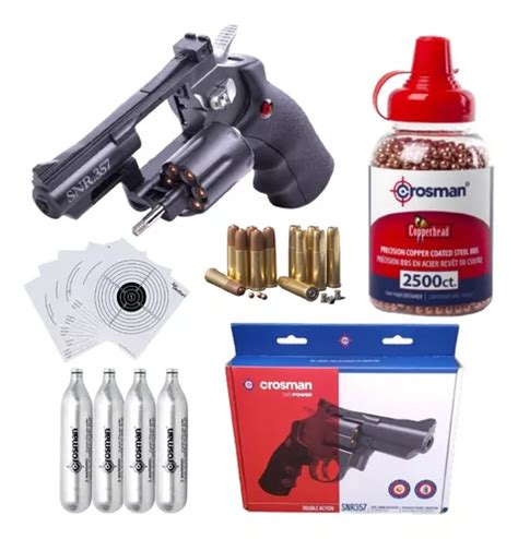 Crosman Snr Co Revolver Fullmetal Balin Shoots Bbs Xtc