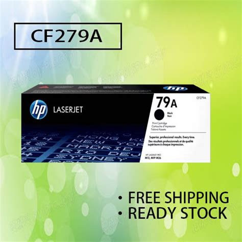 Hp Cf279a 79a Black Original Laserjet Toner Cartridge Shopee Malaysia