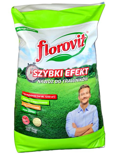 Nawóz do Trawy Trawników Wiosenny Letni 25kg Florovit Super Szybki