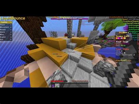 Lets Hack Minecraft Bedwars Auf Hivemc Liquidbounce B30 GERMAN