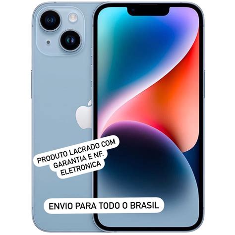 Apple IPhone 14 128GB Desbloqueado Fabrica Lacrado Nota Fiscal