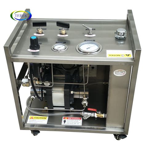 Terek Brand 10 50000psi High Pressure Pneumatic Air Driven Liquid Test Pump Unit For Sales