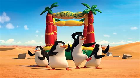 Online Crop Hd Wallpaper Penguins Of Madagascar Sky Land Nature