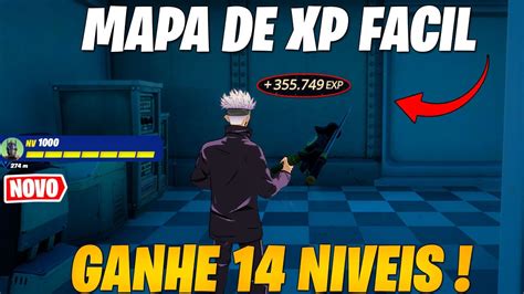 Novo Mapa De Xp Infinito Facil Para Ganhar Niveis Rapido No Fortnite