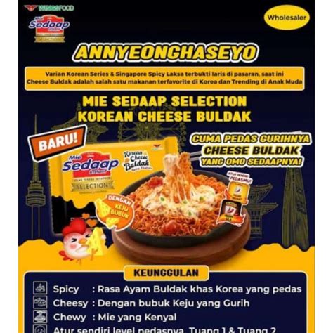 Jual Wingsfood Mie Sedaap Selection Goreng Korean Cheese Buldak