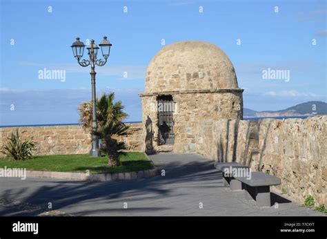 Alghero old town,sardinia,Italy Stock Photo - Alamy