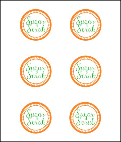 Carrot Sugar Scrub And Free Printable Tag Oh My Creative